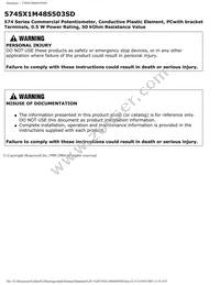 574SX1M48S503SD Datasheet Page 3