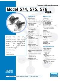 574SX1M56F103SD Datasheet Cover