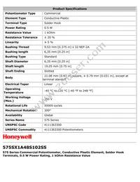 575SX1A48S102SS Datasheet Page 2