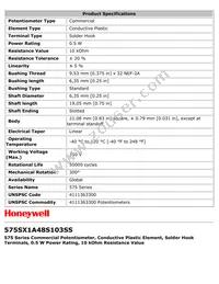 575SX1A48S103SS Datasheet Page 2