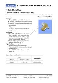 58-21/T3D-AT1U2/4T Datasheet Cover