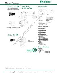 58300000005 Datasheet Cover