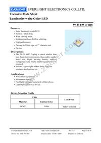 59-23UWD/TR8 Datasheet Cover