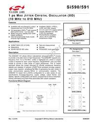 590DA156M250DG Datasheet Cover