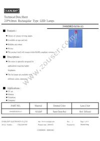 594SDRD/S530-A3 Datasheet Cover