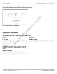 5V925BQGI Datasheet Page 8