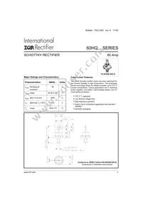 60HQ100 Datasheet Cover