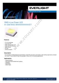 61-238/LK2C-B28322FAGB2/ET Datasheet Cover