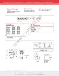 62011281-0-0 Datasheet Page 2