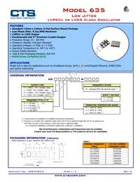 635L3I2152M52000 Datasheet Cover