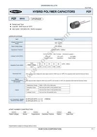 63PZF56M10X9 Datasheet Cover