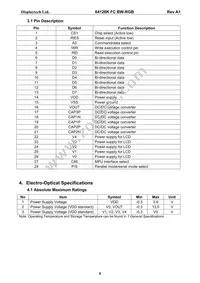 64128K FC BW-RGB Datasheet Page 7