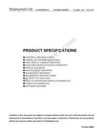 64128KX FC BW-3 Datasheet Page 2