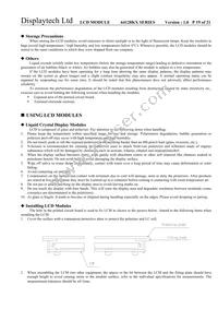 64128KX FC BW-3 Datasheet Page 19