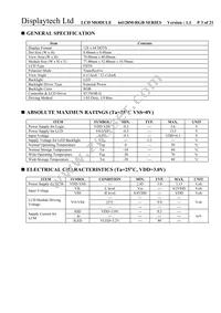 64128M FC BW-RGB Datasheet Page 3