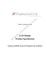 64128MX FC BW-3 Datasheet Cover