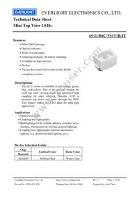 65-21/R6C-FS1T1B/2T Datasheet Cover