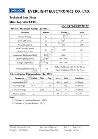 65-21/T2C-FV1W2E/2T Datasheet Page 3