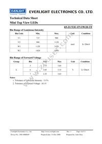 65-21/T2C-FV1W2E/2T Datasheet Page 4