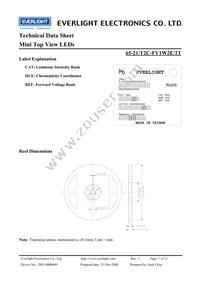 65-21/T2C-FV1W2E/2T Datasheet Page 7