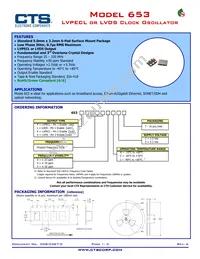 653L21253I3T Datasheet Cover