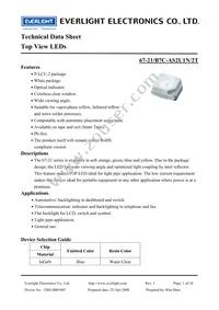 67-21/B7C-AS2U1N/2T Datasheet Cover