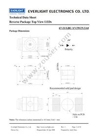 67-21/GBC-YV2W2N/2A0 Datasheet Page 2