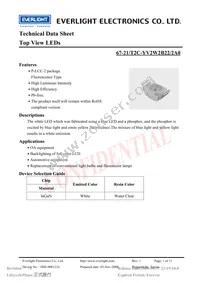 67-21/T2C-YV2W2B22/2A0 Datasheet Cover