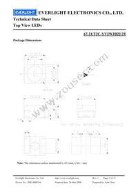 67-21/T2C-YV2W2B22/2T Datasheet Page 2