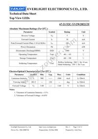 67-21/T2C-YV2W2B22/2T Datasheet Page 3