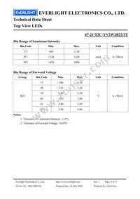 67-21/T2C-YV2W2B22/2T Datasheet Page 4