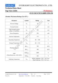 67-21-YSC-C2U2AABPE-2T8-AM Datasheet Page 2