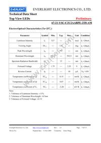 67-21-YSC-C2U2AABPE-2T8-AM Datasheet Page 3