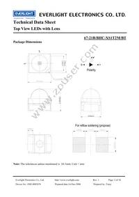 67-21B/BHC-XS1T2M/BT Datasheet Page 2