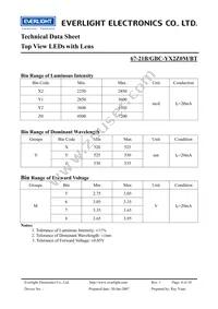 67-21B/GBC-YX2Z0M/BT Datasheet Page 4