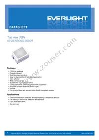 67-22/R6G6C-B09/2T Datasheet Cover