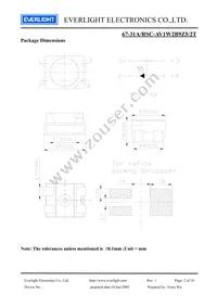 67-31A/RSC-AV1W2B9Z5/2T Datasheet Page 2