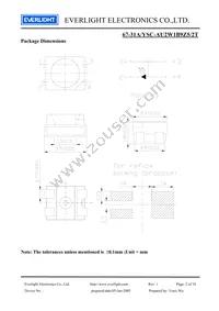 67-31A/YSC-AU2W1B9Z5/2T Datasheet Page 2