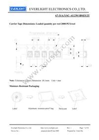 67-31A/YSC-AU2W1B9Z5/2T Datasheet Page 7