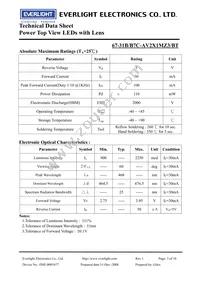 67-31B/B7C-AV2X1MZ3/BT Datasheet Page 3