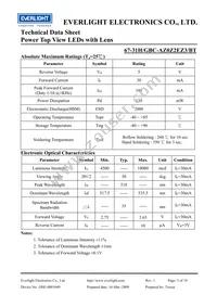 67-31H/GBC-AZ0Z2EZ3/BT Datasheet Page 3