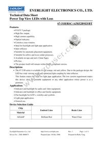 67-31H/RSC-AZ0Z2B9Z5/BT Datasheet Cover