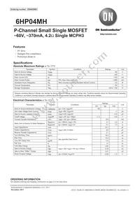 6HP04MH-TL-W Datasheet Cover