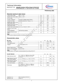 6MS20017E43W37032NOSA1 Datasheet Page 2