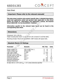 6SD312EI Datasheet Page 2