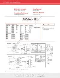700-4A-BL Datasheet Page 2