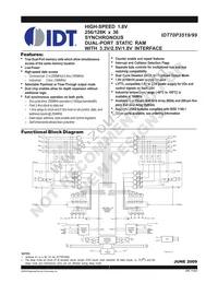 70P3519S200BCG8 Datasheet Cover