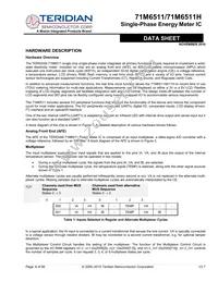 71M6511-IGTR/F Datasheet Page 8