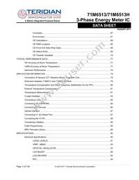 71M6513-IGTR/F Datasheet Page 4