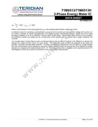 71M6513-IGTR/F Datasheet Page 15